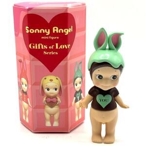 New Kewpie/Angel Mini Figure, Chocolate Rabbit, "You" on Shirt, Open Box